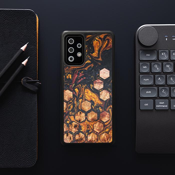 Samsung Galaxy A33 5G Handyhülle aus Harz und Holz - Synergy#F38