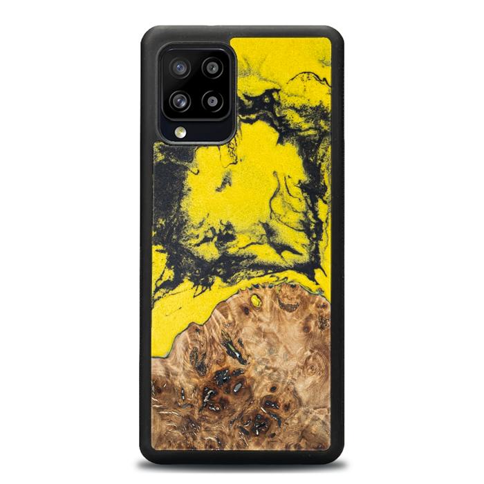 Samsung Galaxy A42 5G Handyhülle aus Harz und Holz - Borussia#ChL