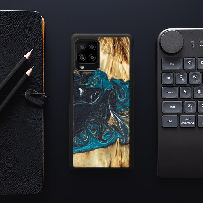 Samsung Galaxy A42 5G Handyhülle aus Harz und Holz - SYNERGY#E1