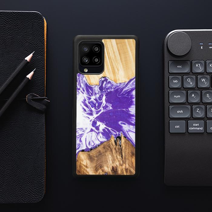 Samsung Galaxy A42 5G Handyhülle aus Harz und Holz - Synergy#A78