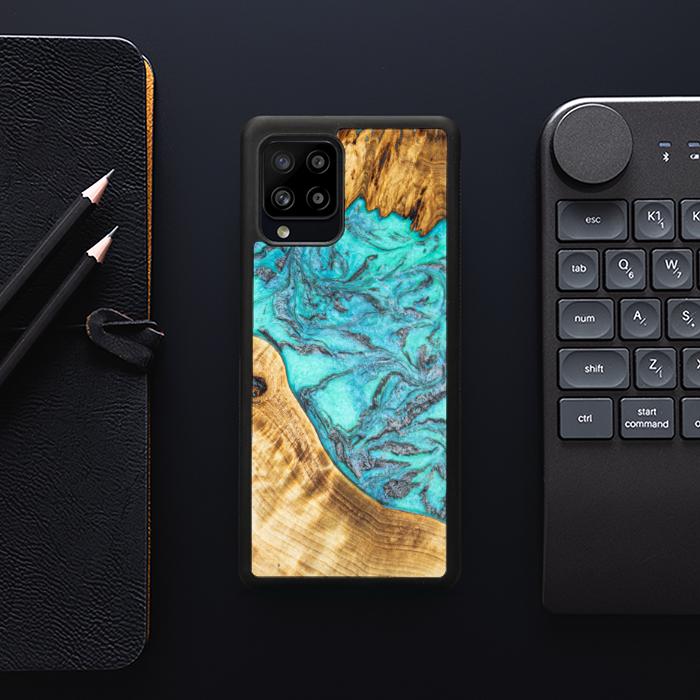 Samsung Galaxy A42 5G Etui na telefon z żywicy i drewna - Synergy#E13