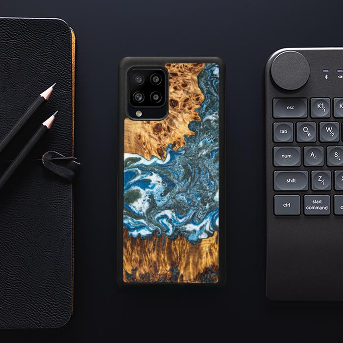 Samsung Galaxy A42 5G Handyhülle aus Harz und Holz - Synergy#E17