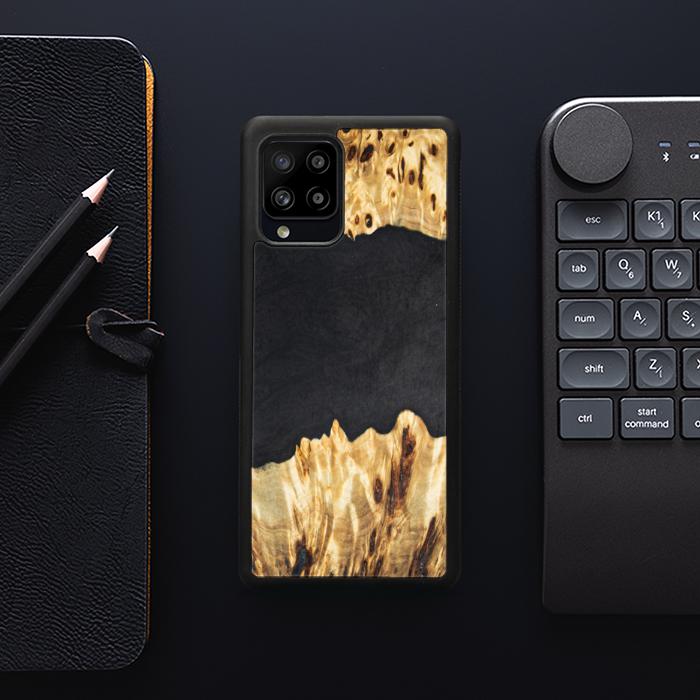 Samsung Galaxy A42 5G Handyhülle aus Harz und Holz - Synergy#E19