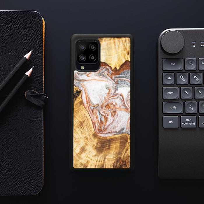 Samsung Galaxy A42 5G Handyhülle aus Harz und Holz - Synergy#E5