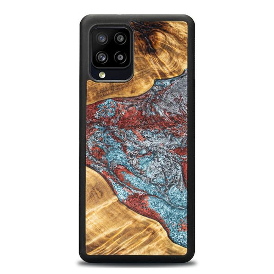 Samsung Galaxy A42 5G Handyhülle aus Harz und Holz - Synergy#E7
