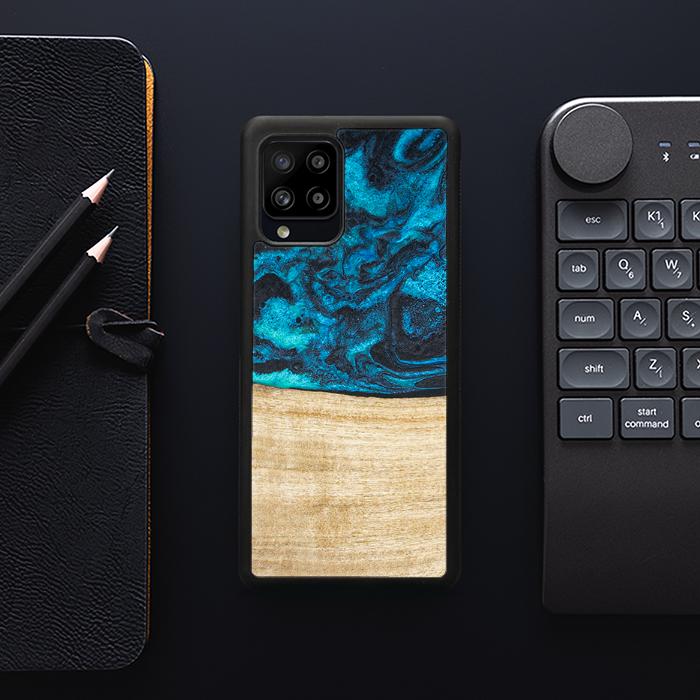 Samsung Galaxy A42 5G Etui na telefon z żywicy i drewna - Synergy# F11
