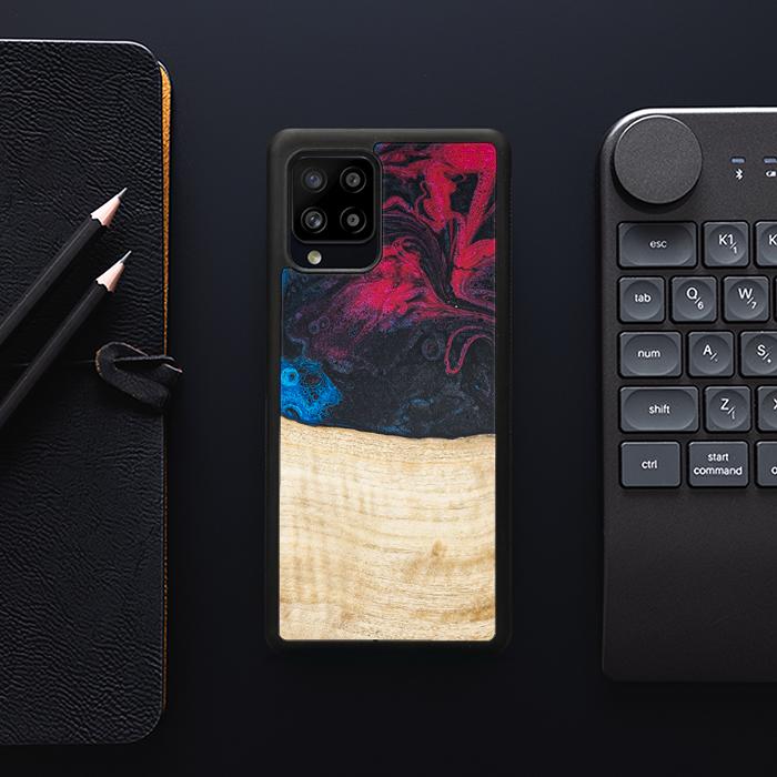 Samsung Galaxy A42 5G Handyhülle aus Harz und Holz - Synergy#F14