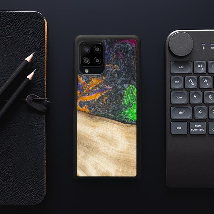 Samsung Galaxy A42 5G Handyhülle aus Harz und Holz - Synergy#F15