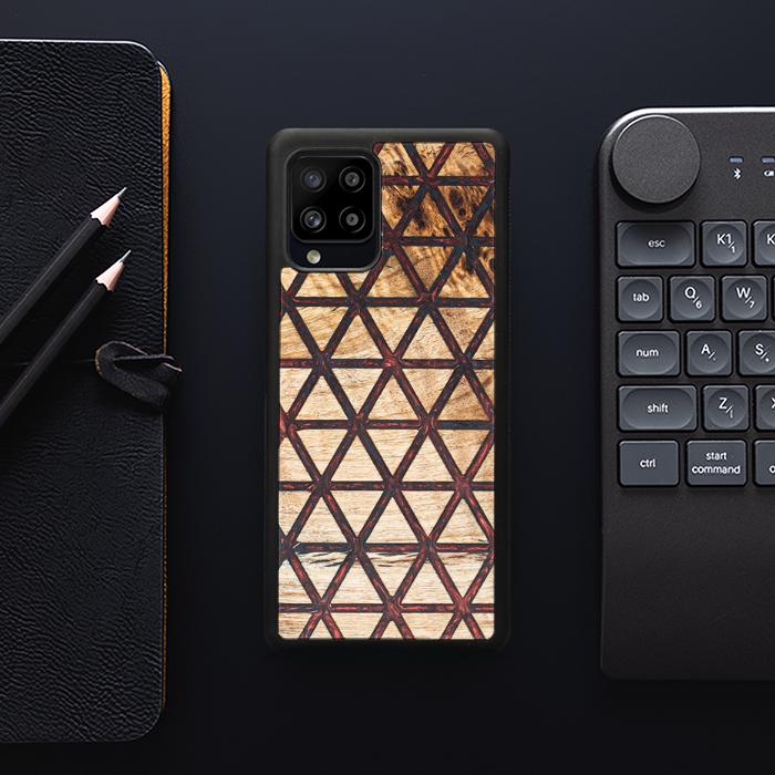 Samsung Galaxy A42 5G Handyhülle aus Harz und Holz - Synergy#F22