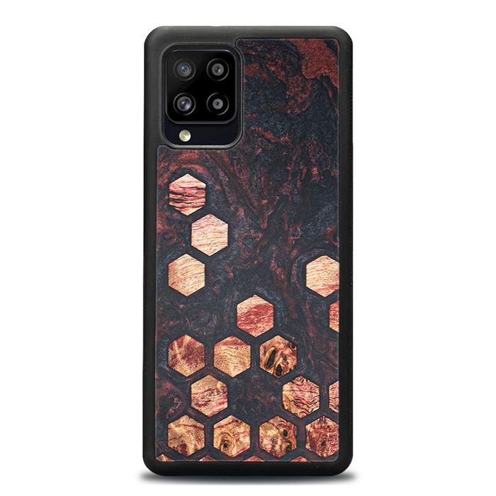 Samsung Galaxy A42 5G Handyhülle aus Harz und Holz - Synergy#F27