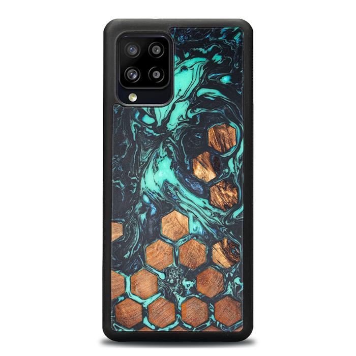 Samsung Galaxy A42 5G Handyhülle aus Harz und Holz - Synergy#F28