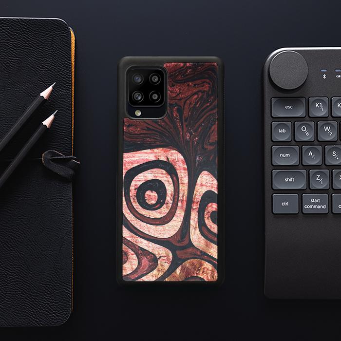 Samsung Galaxy A42 5G Handyhülle aus Harz und Holz - Synergy#F32