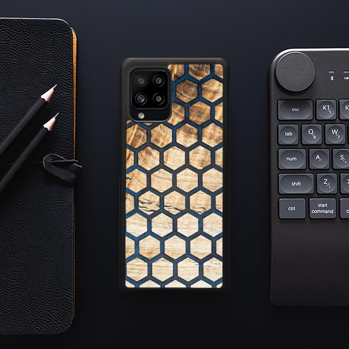 Samsung Galaxy A42 5G Handyhülle aus Harz und Holz - Synergy#F36