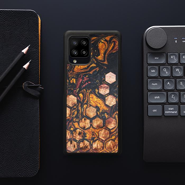 Samsung Galaxy A42 5G Handyhülle aus Harz und Holz - Synergy#F38