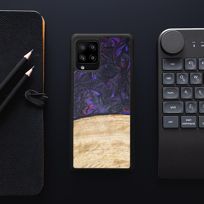 Samsung Galaxy A42 5G Handyhülle aus Harz und Holz - Synergy#F7