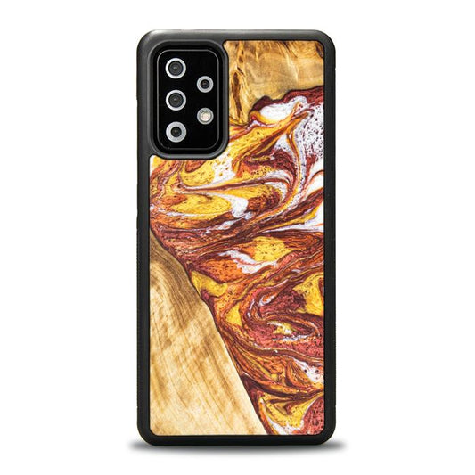 Samsung Galaxy A52 5G Handyhülle aus Harz und Holz - Synergy#E4