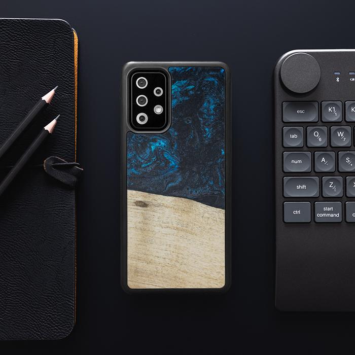 Samsung Galaxy A52 5G Handyhülle aus Harz und Holz - Synergy#F17