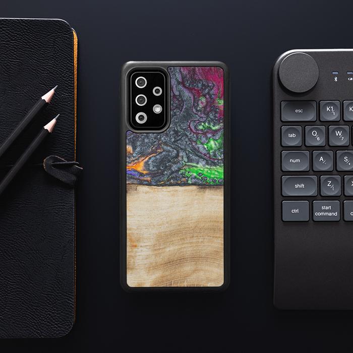Samsung Galaxy A52 5G Handyhülle aus Harz und Holz - Synergy#F2