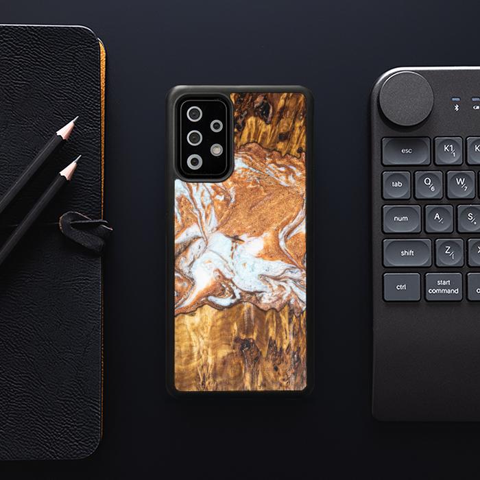 Samsung Galaxy A53 5G Etui na telefon z żywicy i drewna - Synergy#E18
