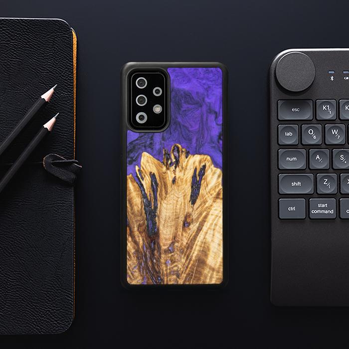 Samsung Galaxy A53 5G Etui na telefon z żywicy i drewna - Synergy#E22