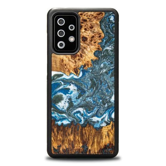 Samsung Galaxy A72 5G Handyhülle aus Harz und Holz - Synergy#E17