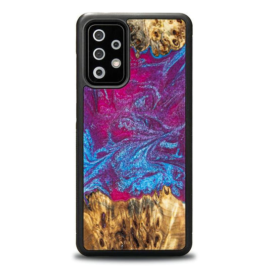 Samsung Galaxy A72 5G Handyhülle aus Harz und Holz - Synergy#E3