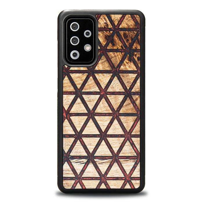 Samsung Galaxy A72 5G Handyhülle aus Harz und Holz - Synergy#F22