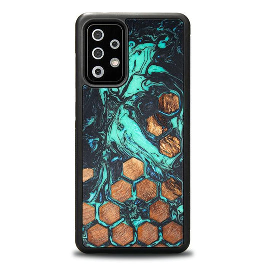Samsung Galaxy A72 5G Etui na telefon z żywicy i drewna - Synergy# F23