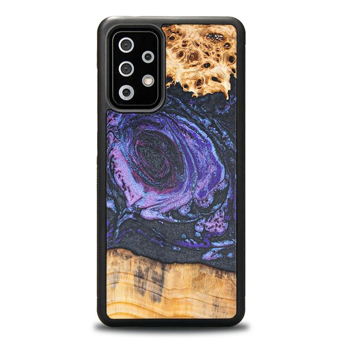 Samsung Galaxy A72 5G Handyhülle aus Harz und Holz - Synergy#F24