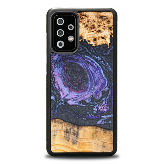 Samsung Galaxy A72 5G Handyhülle aus Harz und Holz - Synergy#F24