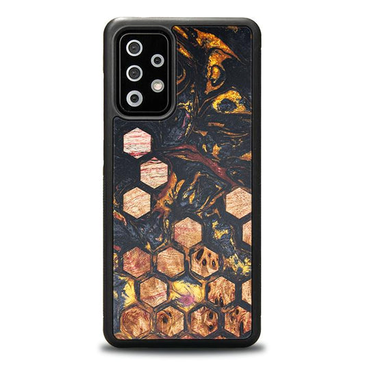 Samsung Galaxy A72 5G Handyhülle aus Harz und Holz - Synergy#F26