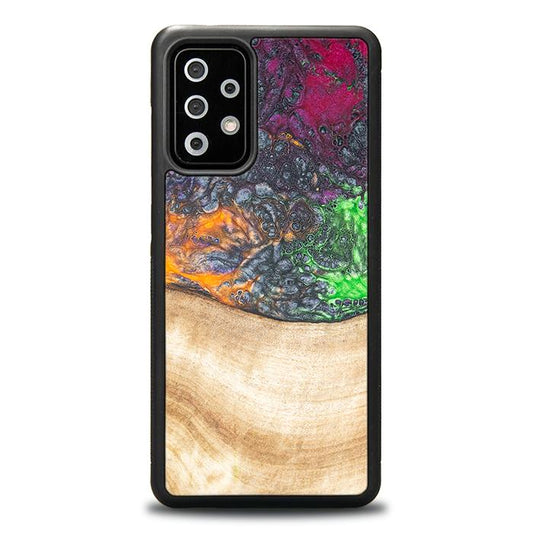 Samsung Galaxy A72 5G Handyhülle aus Harz und Holz - Synergy#F6