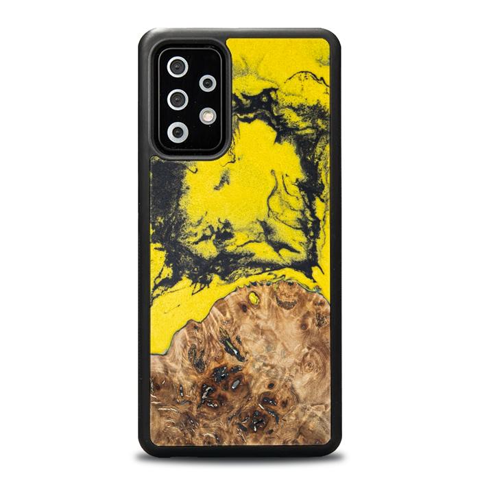 Samsung Galaxy A73 5G Handyhülle aus Harz und Holz - Borussia#ChL