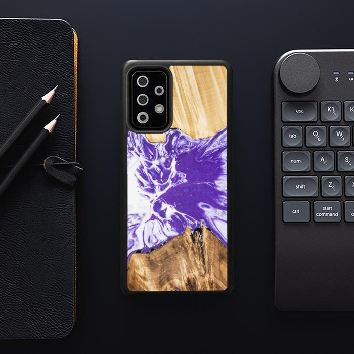 Samsung Galaxy A73 5G Etui na telefon z żywicy i drewna - Synergy# A78