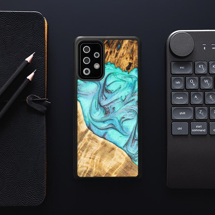 Samsung Galaxy A73 5G Etui na telefon z żywicy i drewna - Synergy#E16