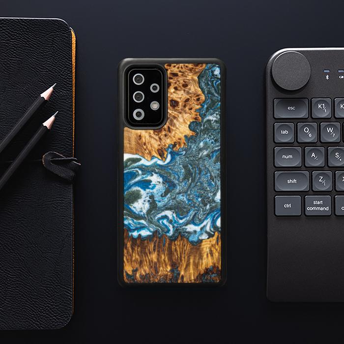 Samsung Galaxy A73 5G Handyhülle aus Harz und Holz - Synergy#E17