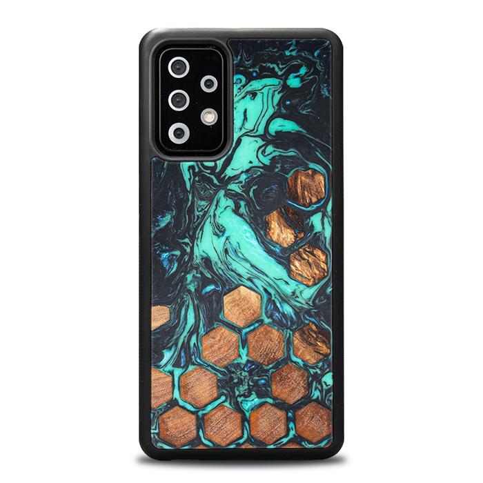 Samsung Galaxy A73 5G Handyhülle aus Harz und Holz - Synergy#F23