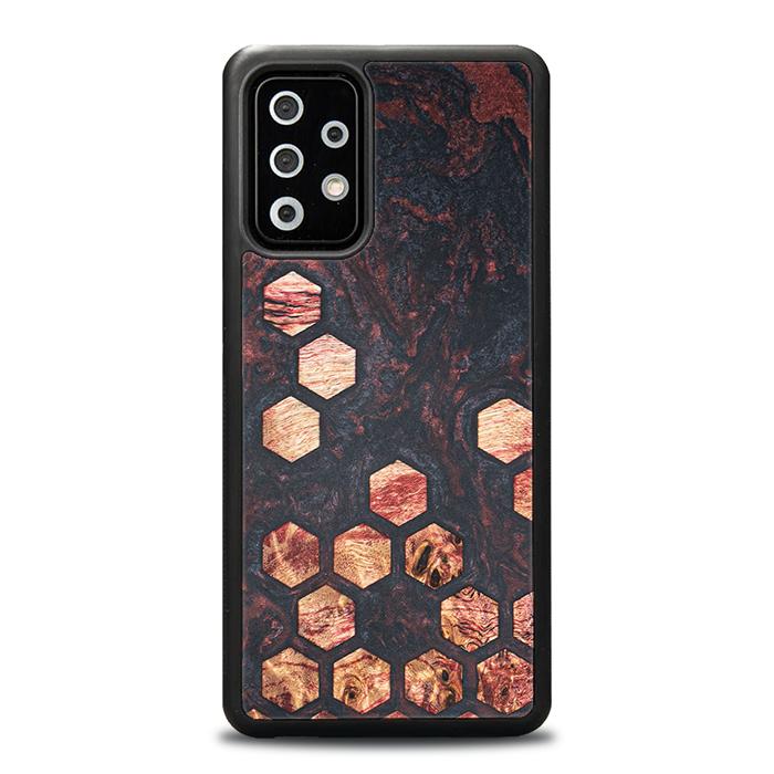 Samsung Galaxy A73 5G Handyhülle aus Harz und Holz - Synergy#F27