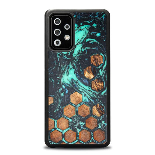Samsung Galaxy A73 5G Handyhülle aus Harz und Holz - Synergy#F28