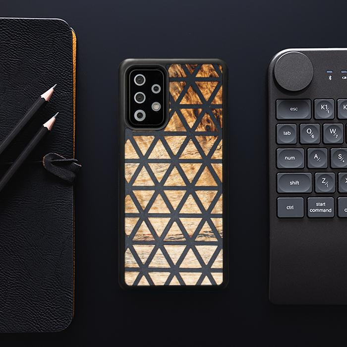 Samsung Galaxy A73 5G Handyhülle aus Harz und Holz - Synergy#F29