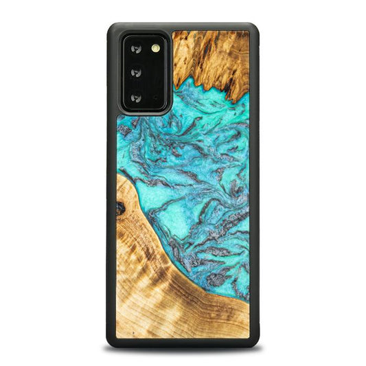Samsung Galaxy NOTE 20 Handyhülle aus Harz und Holz - Synergy#E13