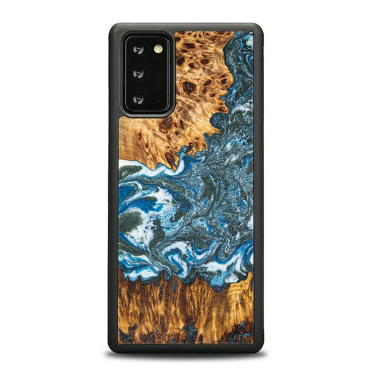Samsung Galaxy NOTE 20 Handyhülle aus Harz und Holz - Synergy#E17