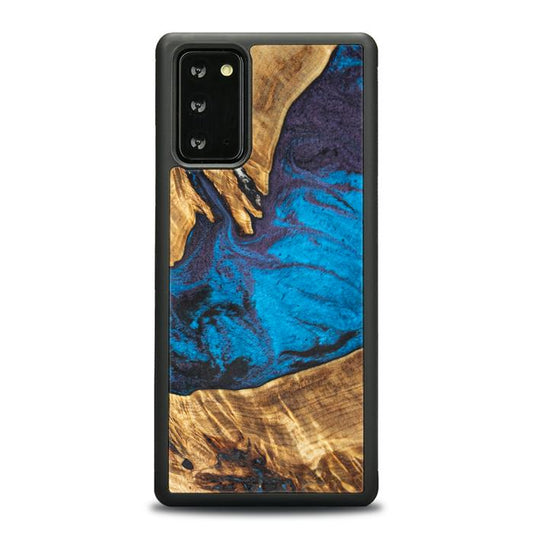 Samsung Galaxy NOTE 20 Handyhülle aus Harz und Holz - Synergy#E21