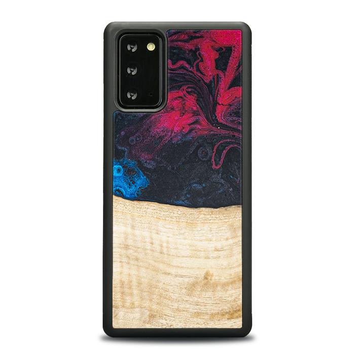 Samsung Galaxy NOTE 20 Handyhülle aus Harz und Holz - Synergy#F14