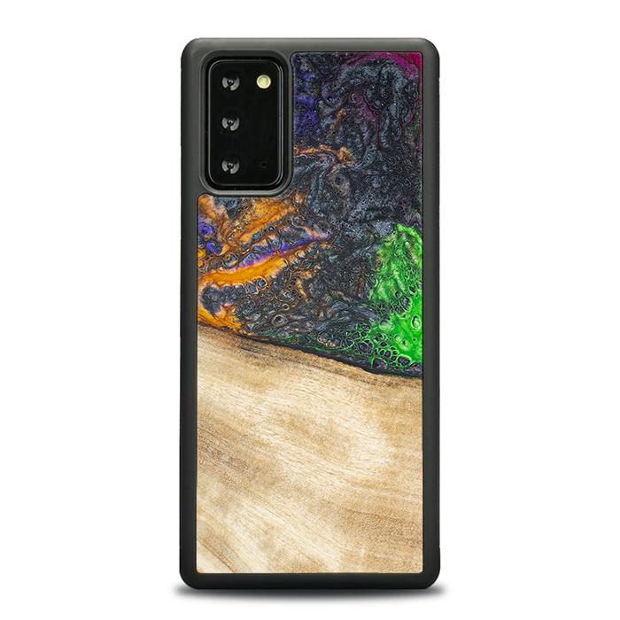Samsung Galaxy NOTE 20 Handyhülle aus Harz und Holz - Synergy#F15