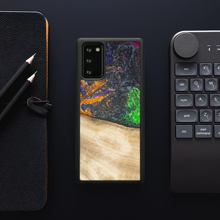 Samsung Galaxy NOTE 20 Handyhülle aus Harz und Holz - Synergy#F15