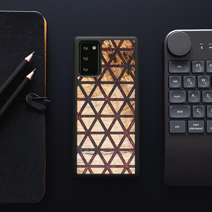 Samsung Galaxy NOTE 20 Handyhülle aus Harz und Holz - Synergy#F22