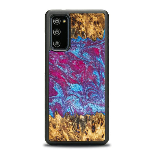 Samsung Galaxy S20 FE Etui na telefon z żywicy i drewna - Synergy#E15