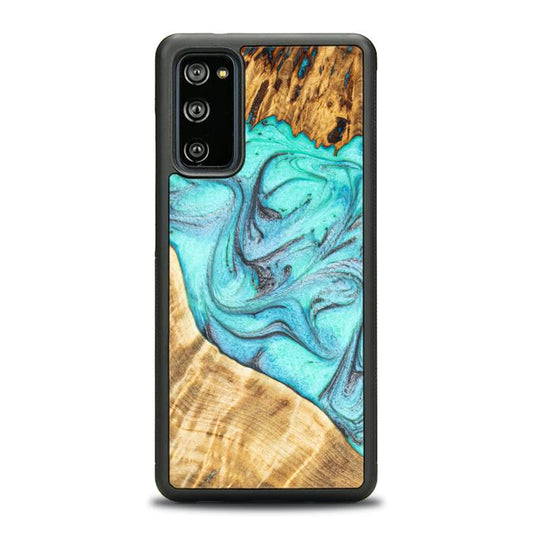 Samsung Galaxy S20 FE Handyhülle aus Harz und Holz - Synergy#E16