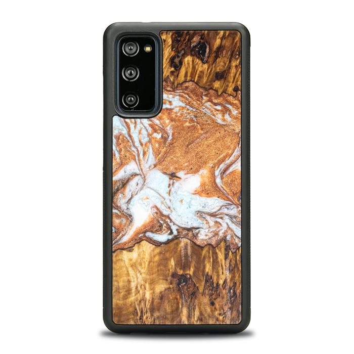Samsung Galaxy S20 FE Etui na telefon z żywicy i drewna - Synergy#E18